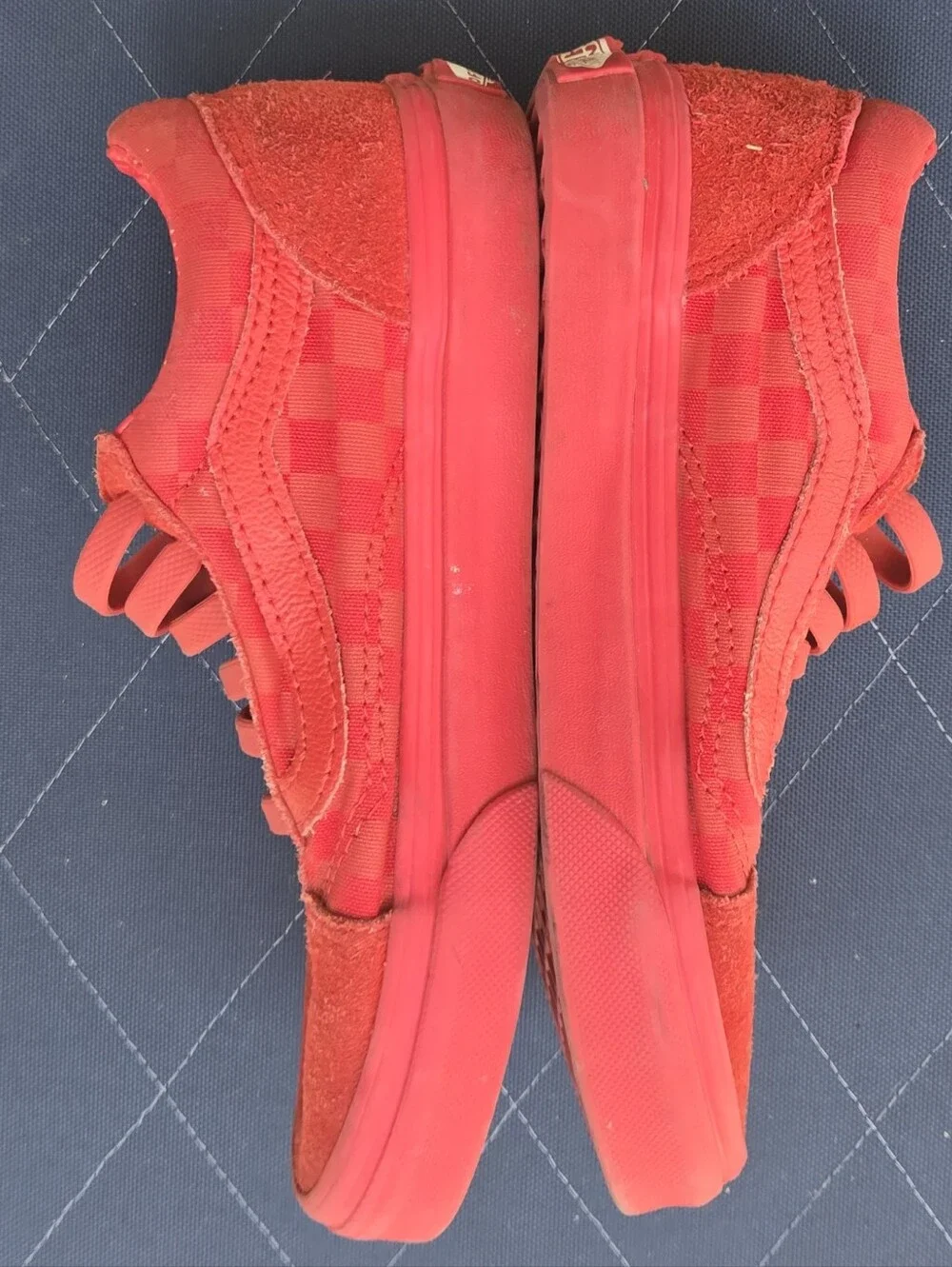 Vans Kids Red Slip-On Streetwear Skater Bold Vibrant Style Low Top Sneakers